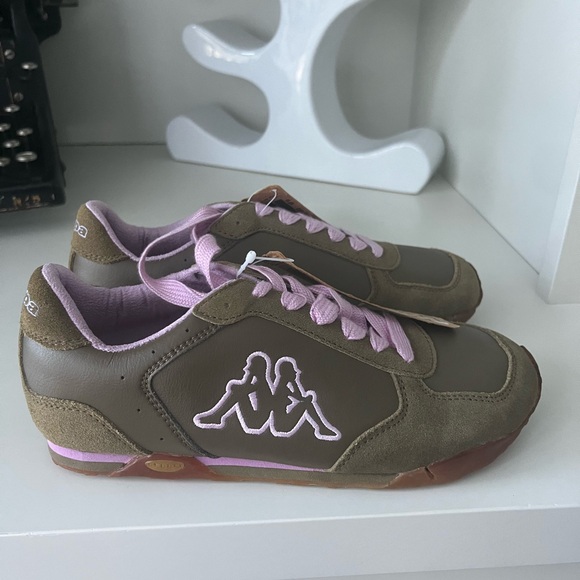 Vintage Y2K 2000’S KAPPA Olive Green Sneakers Women’s Size 7 BRAND NEW Deadstock - Picture 9 of 16